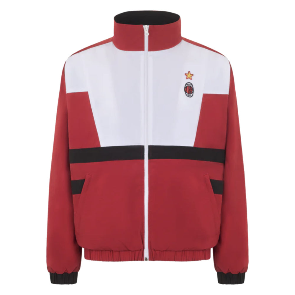 1995-1996 AC Milan Retro Jacket (White-Red)_0