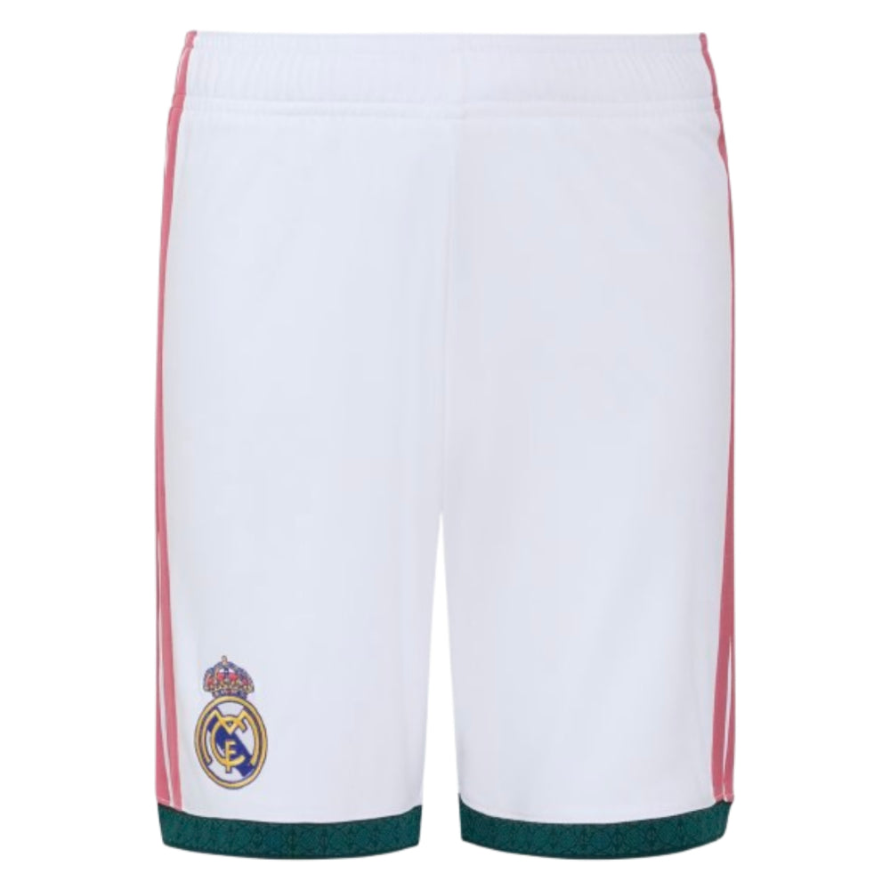 2026-2027 Real Madrid Home Shorts (White) - Kids_0