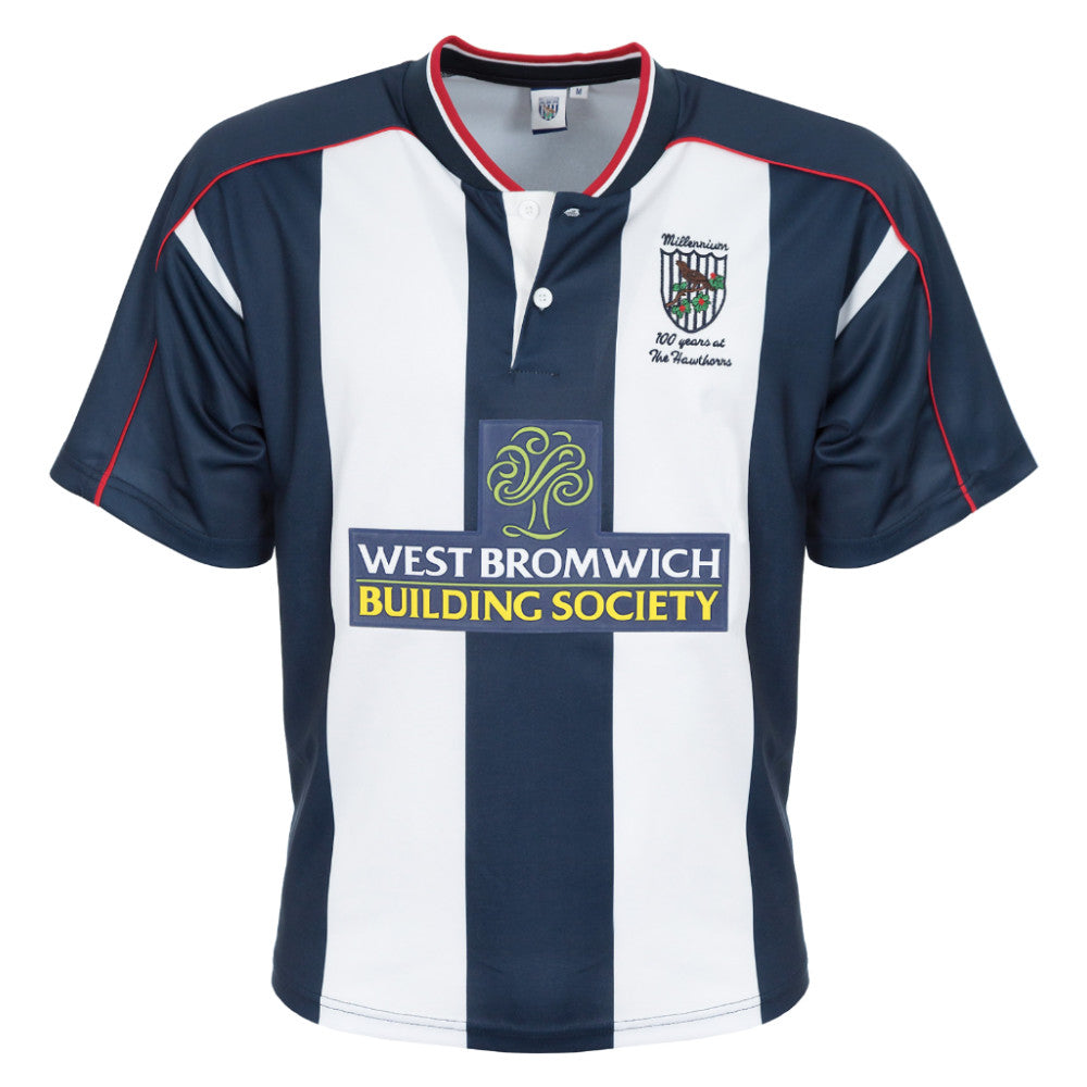 2001 WBA West Bromwich Albion Retro Home Shirt_0