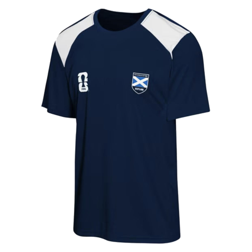 FIFA Scotland 2026 World Cup Poly T-Shirt (Navy)_0