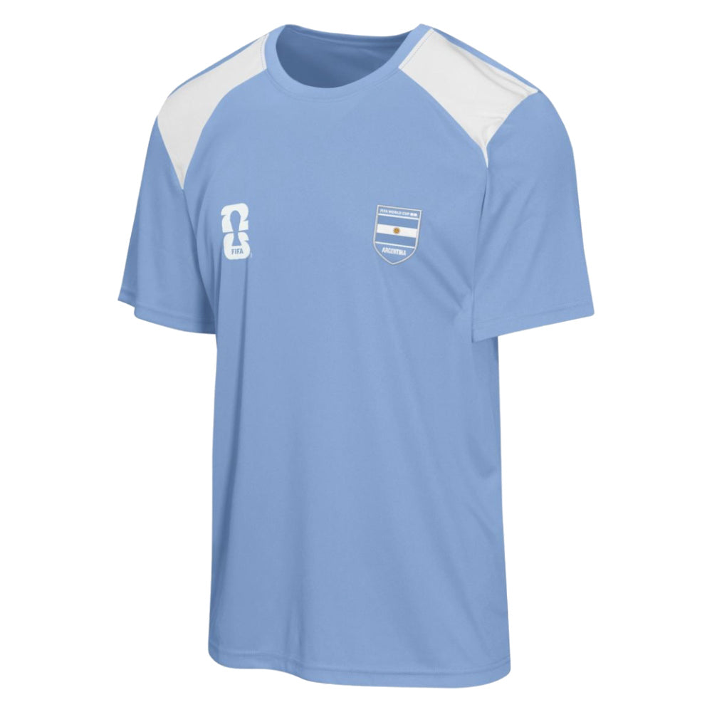 FIFA Argentina 2026 World Cup Poly Tshirt (Blue)_0