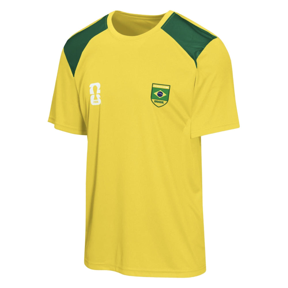 FIFA Brazil 2026 World Cup Poly Tshirt (Yellow)_0