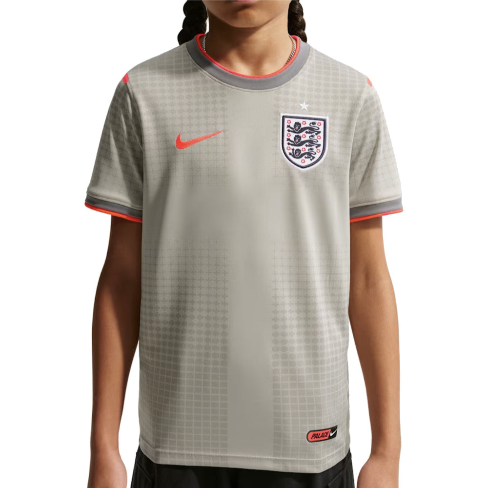 2026-2027 England x Palace Pre-Match Shirt (Grey) - Kids_0