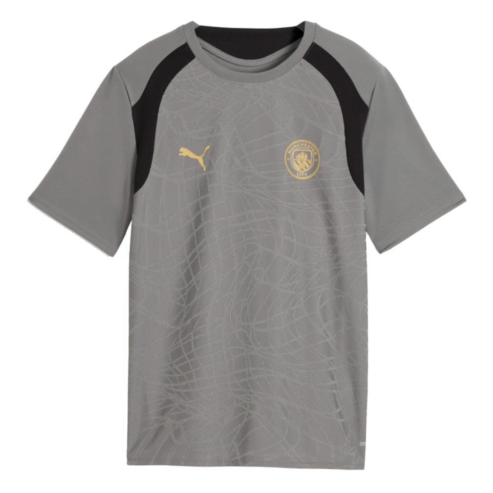 2026-2027 Man City Training Jersey (Cast Iron) - Kids_0