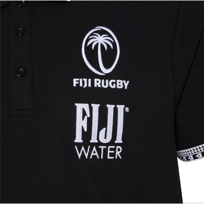 2026-2027 Fiji Rugby Pique Polo (Black)_2