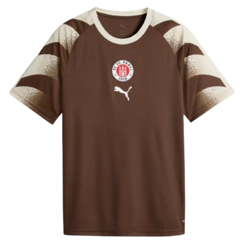 2026-2027 St Pauli Warm Up Jersey (Brown)_0
