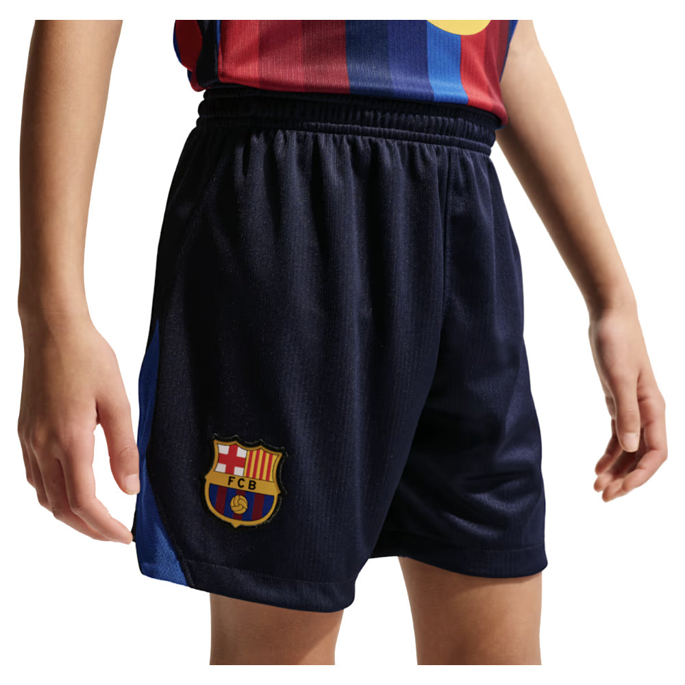 2026-2027 Barcelona Home Shorts (Obsidian) - Kids_0