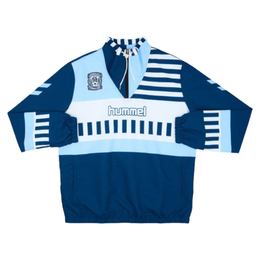 Coventry City 1990s 1/4 Zip Track Jacket (Blue/Navy/White)_0
