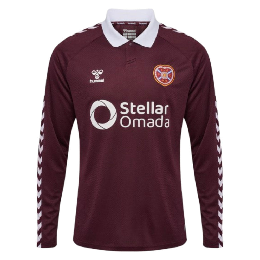 2026-2027 Hearts Long Sleeve Home Shirt_0