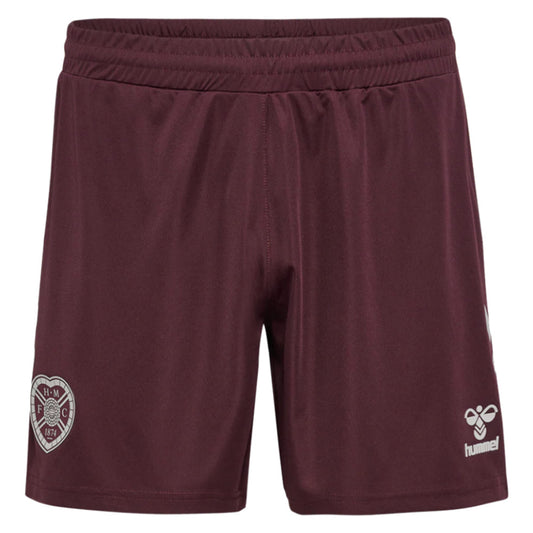 2026-2027 Hearts Away Shorts (Maroon) - Kids_0