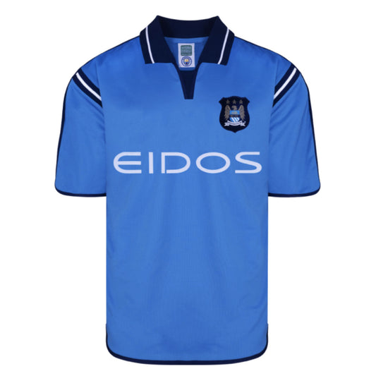 2001 Manchester City Home Retro Shirt_0