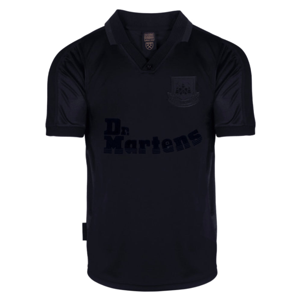 2000 West Ham United Black Out Shirt_0