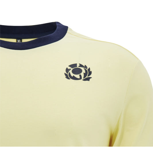 2026-2027 Scotland Rugby Ath Cotton T-Shirt (Sand)_1