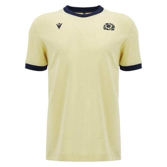 2026-2027 Scotland Rugby Ath Cotton T-Shirt (Sand)_0