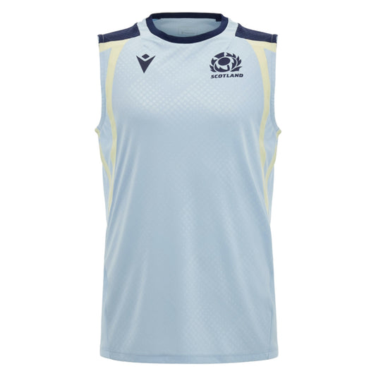 2026-2027 Scotland Rugby Sleeveless Poly Shirt (Blue)_0