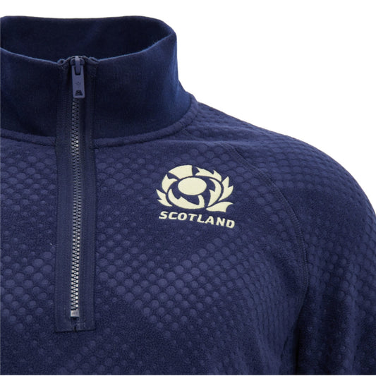 2026-2027 Scotland Rugby Travel Full Zip 3D Fleece (Navy) - Kids_1