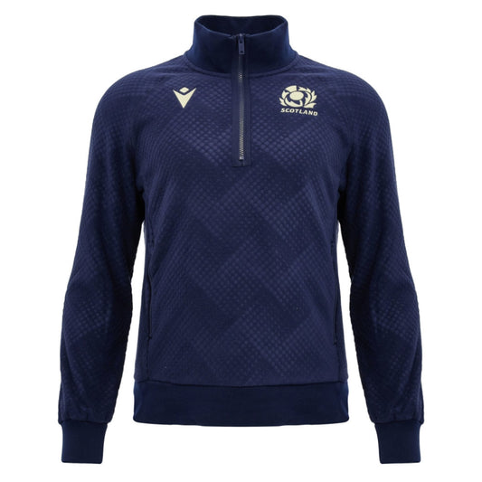 2026-2027 Scotland Rugby Travel Full Zip 3D Fleece (Navy) - Kids_0