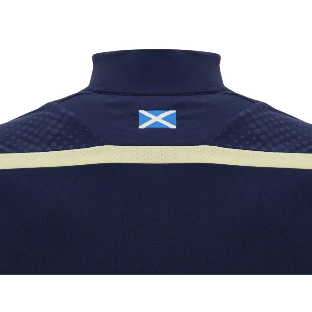 2026-2027 Scotland Rugby 1/4 Zip Training Top (Navy) - Kids_3