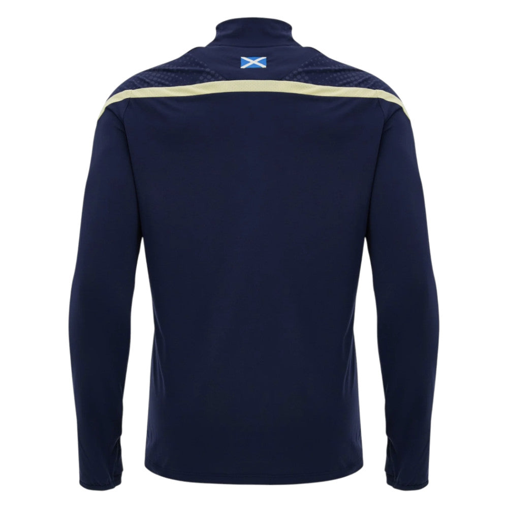 2026-2027 Scotland Rugby 1/4 Zip Training Top (Navy) - Kids_2