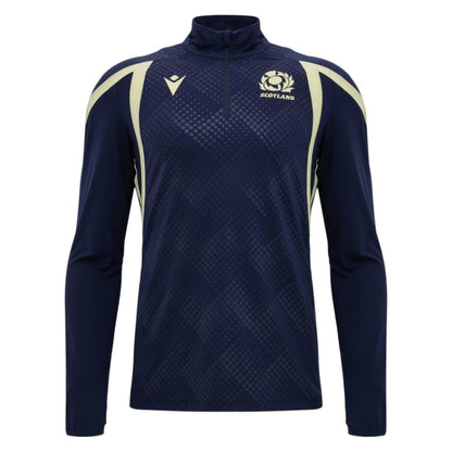 2026-2027 Scotland Rugby 1/4 Zip Training Top (Navy) - Kids_0