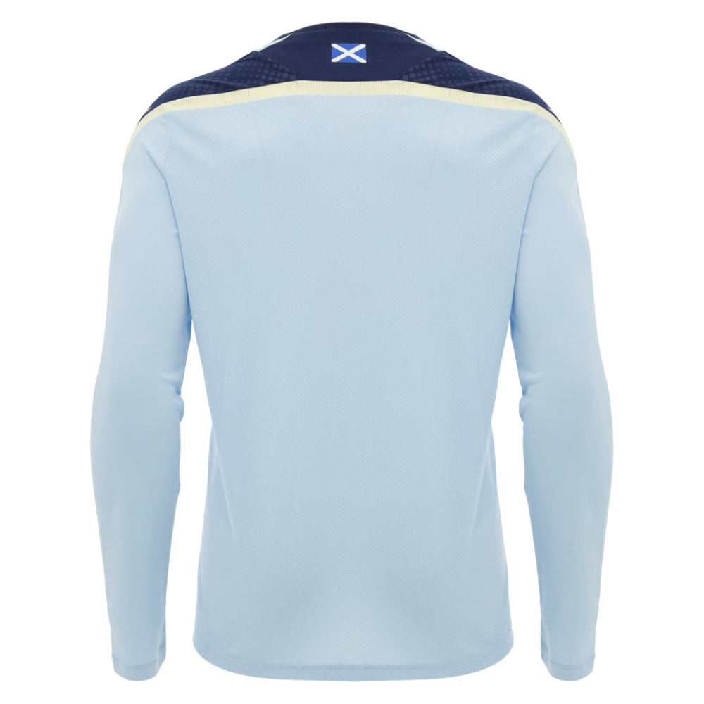 2026-2027 Scotland Rugby Training Poly LS Shirt (Blue)_2