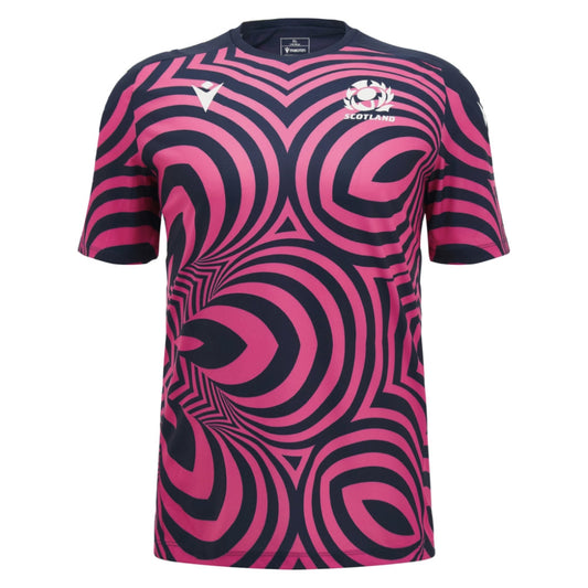 2026-2027 Scotland Rugby Warm Up Shirt (Pink)_0