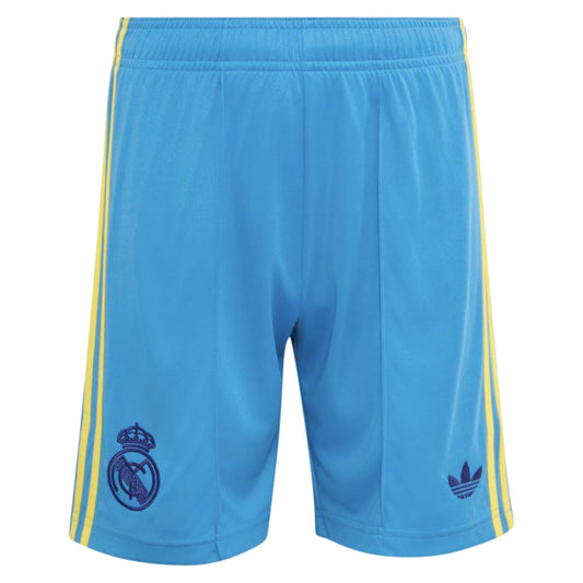 2026-2027 Real Madrid Away Goalkeeper Shorts (Super Blue) - Kids_0