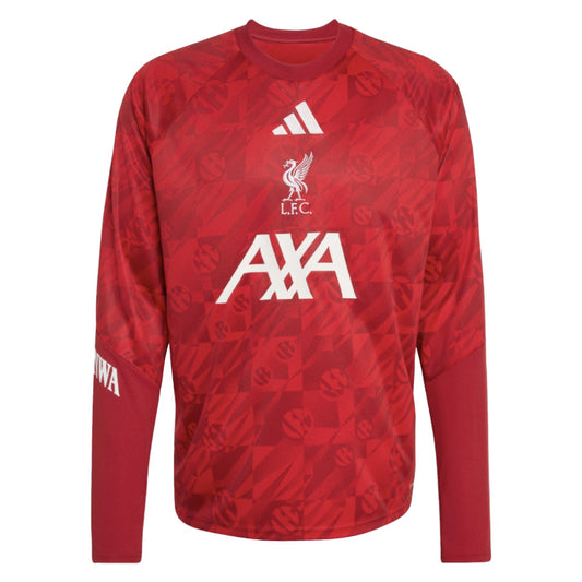 2026-2027 Liverpool Pre-Match Warm Up Top (Active Maroon)_0