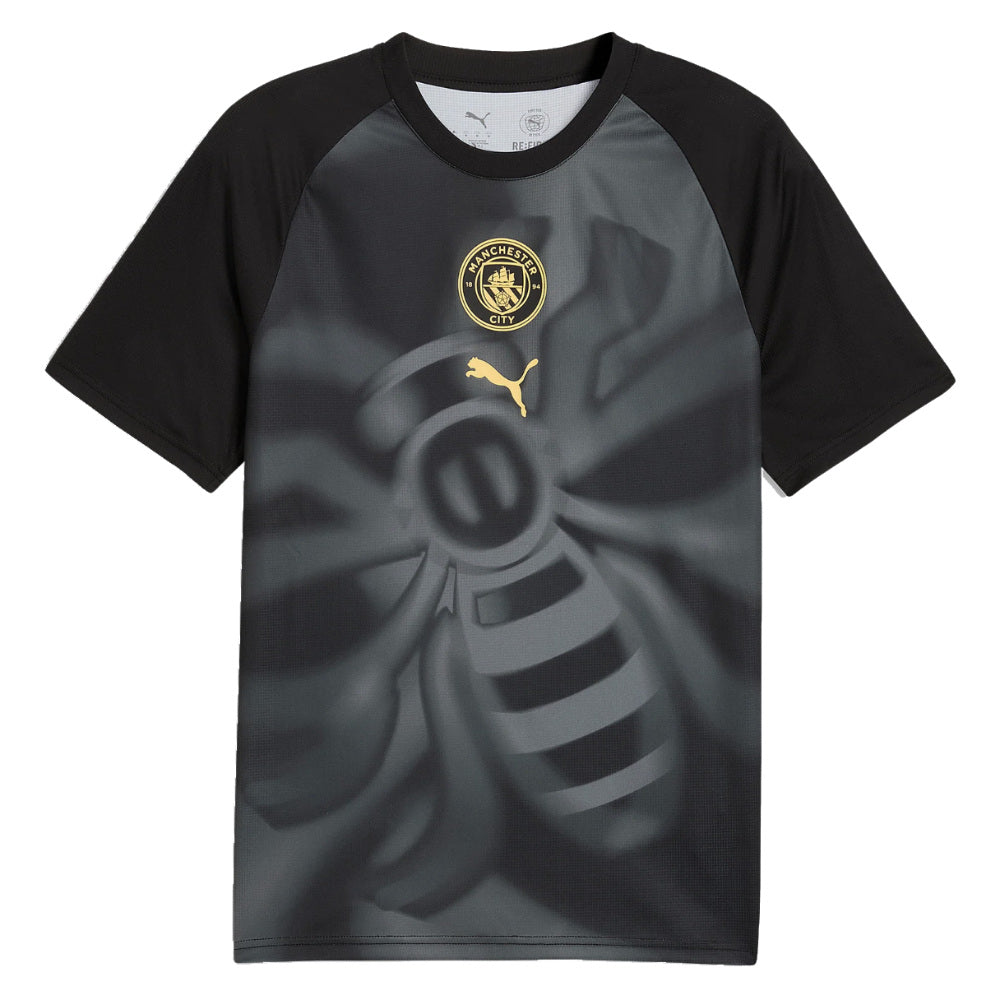 2026-2027 Man City Warm Up Jersey (Black)_0