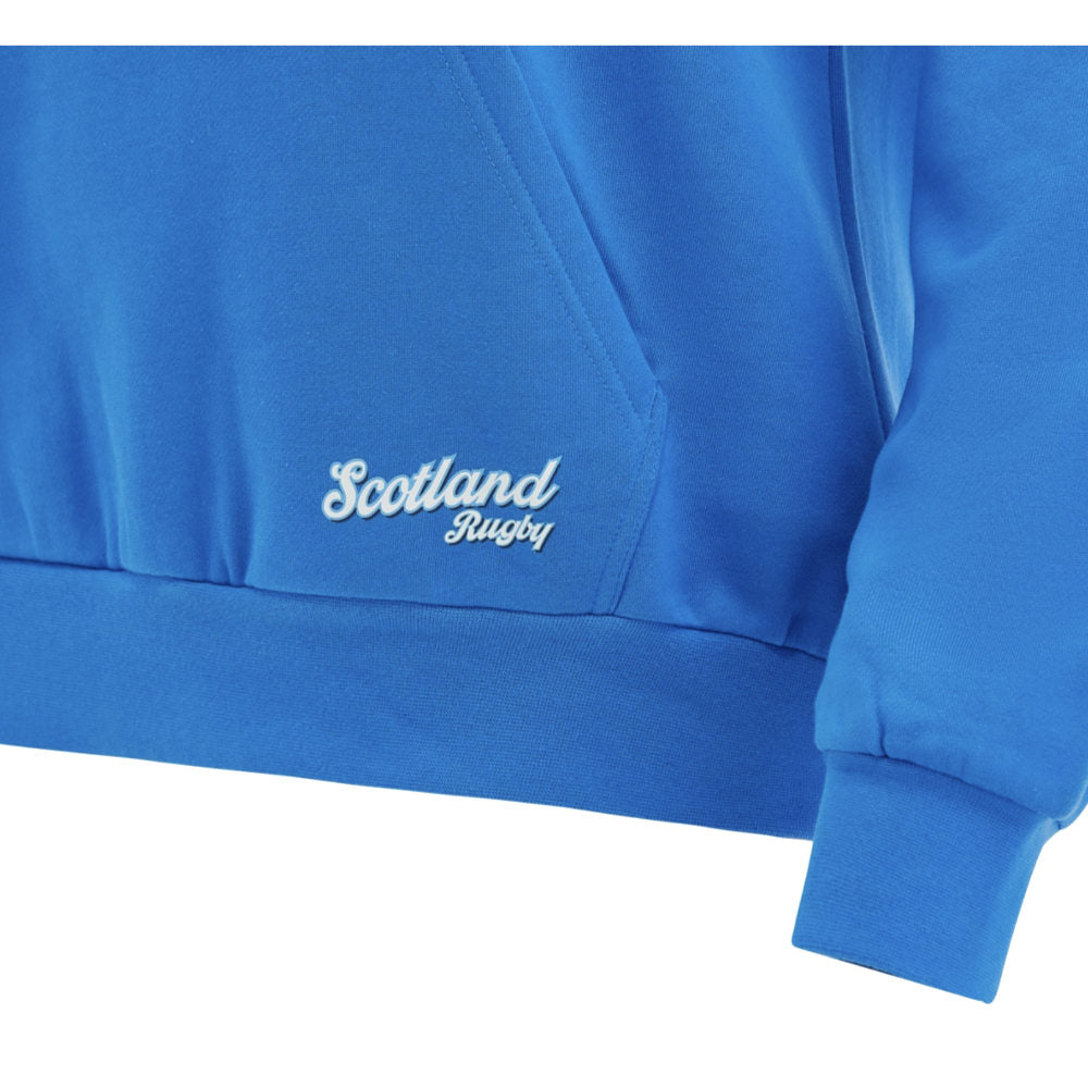 2026-2027 Scotland Rugby Cotton Hoodie (Blue) - Kids_2