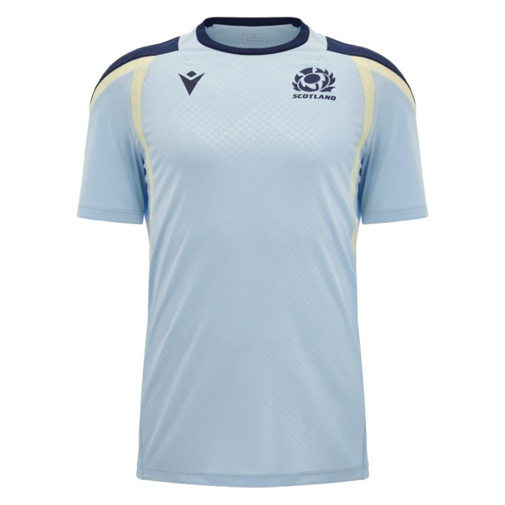 2026-2027 Scotland Rugby Training Shirt (Blue/Sand)_0