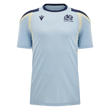 2026-2027 Scotland Rugby Training Shirt (Blue/Sand)_0