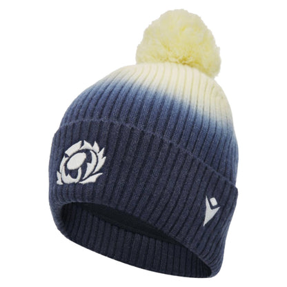 2026-2027 Scotland Rugby Pom Pom Beanie (Navy/Sand)_0
