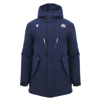 2026-2027 Scotland Rugby Ath Waterproof Long Jacket (Navy)_0