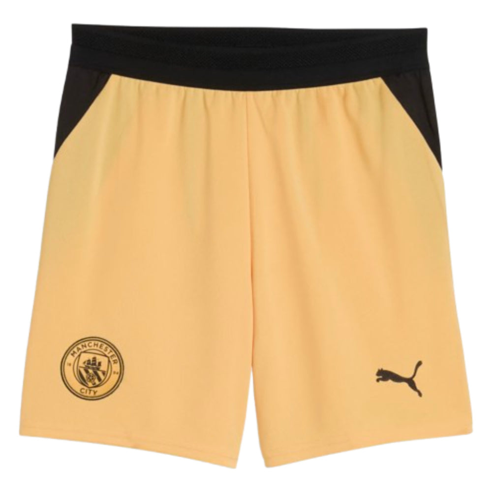 2026-2027 Man City Away Change Shorts (Flaxen) - Kids_0