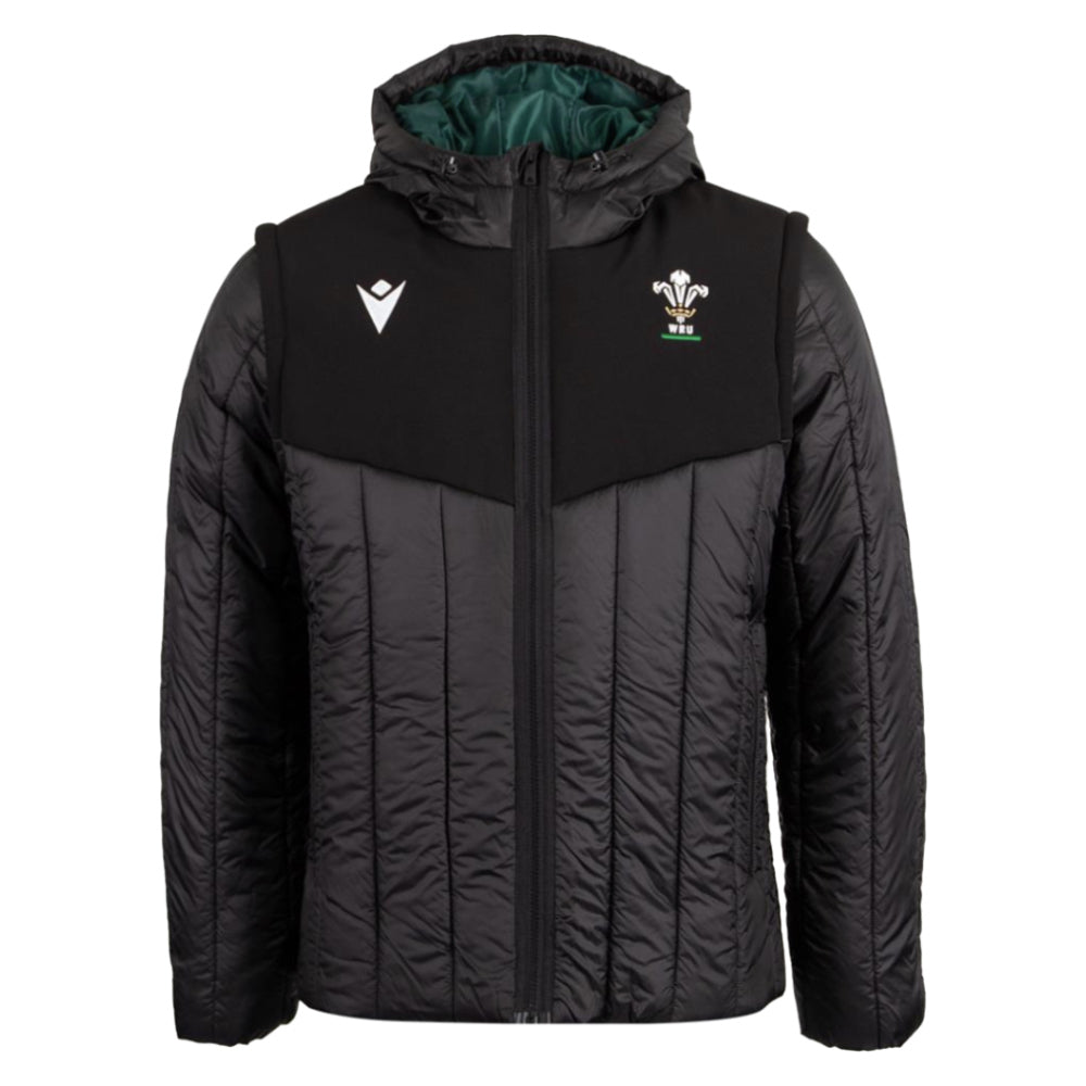 2026-2027 Wales WRU Rugby Travel Bomber Jacket (Black)_0