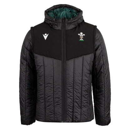 2026-2027 Wales WRU Rugby Travel Bomber Jacket (Black)_0