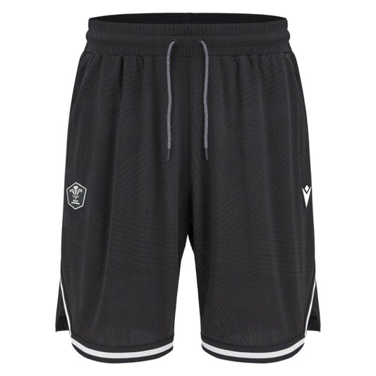 2026-2027 Wales WRU Rugby Training Shorts (Black)_0