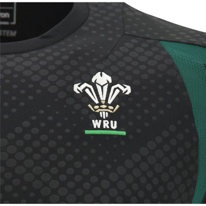2026-2027 Wales WRU Rugby Player Training Shirt (Black) - Kids_2