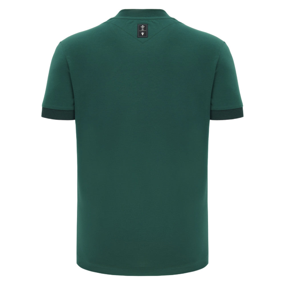 2026-2027 Wales WRU Athleisure Player Travel Tee (Green)_1