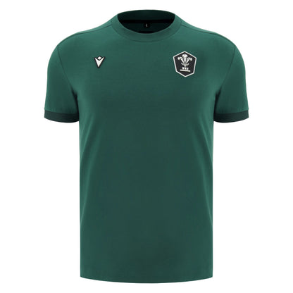 2026-2027 Wales WRU Athleisure Player Travel Tee (Green)_0
