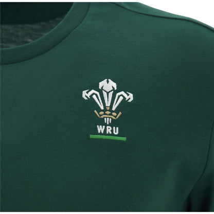 2026-2027 Wales WRU Rugby Cotton Travel Tee (Green)_2