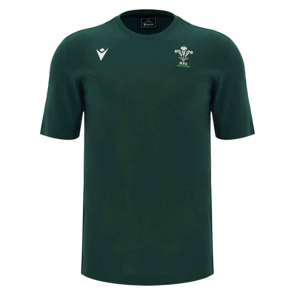 2026-2027 Wales WRU Rugby Cotton Travel Tee (Green)_0