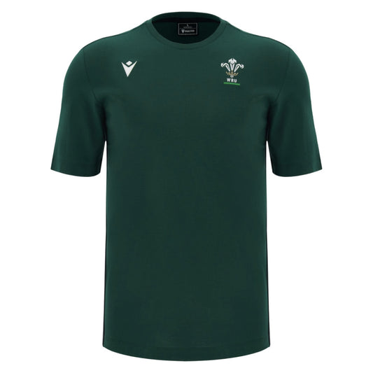 2026-2027 Wales WRU Rugby Cotton Travel Tee (Green)_0