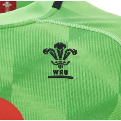2026-2027 Wales WRU Training Rugby Shirt (Neon Green)_2
