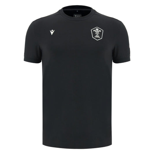 2026-2027 Wales WRU Rugby Athleisure Travel Shirt (Black)_0