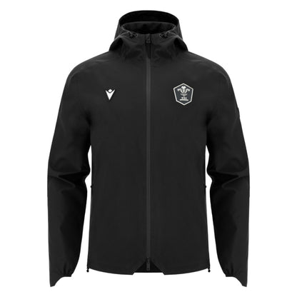 2026-2027 Wales WRU Rugby Ath Waterproof Jacket (Black)_0