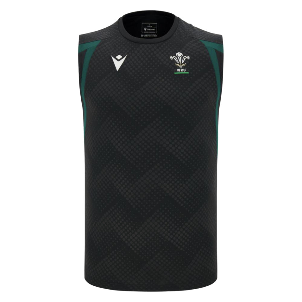 2026-2027 Wales WRU Rugby Sleeveless Training Vest (Black)_0