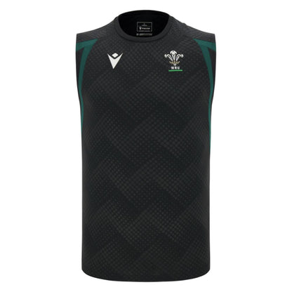 2026-2027 Wales WRU Rugby Sleeveless Training Vest (Black)_0