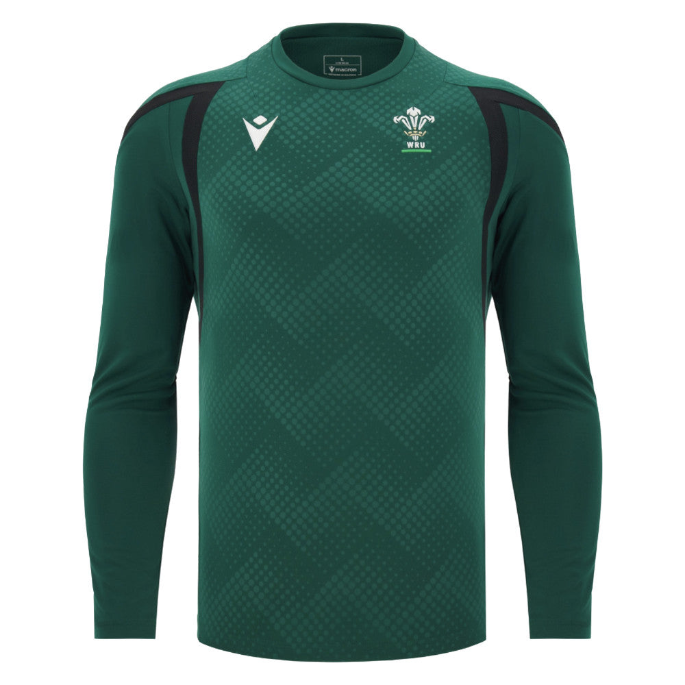 2026-2027 Wales WRU Rugby LS Training Shirt (Green)_0